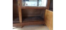 Buffet bar art déco, 1930, plaquage de loupe 