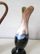 2 vases en grès flammes grand feu 