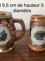 Choppes de bières 