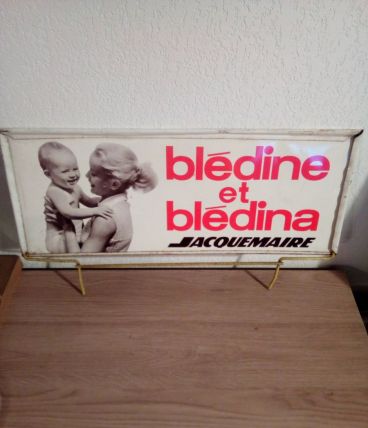Plaque publicitaire Bledina 