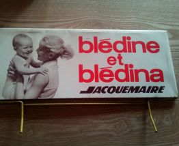 Plaque publicitaire Bledina 
