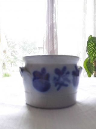 petit pot à beurre en grès d'Alsace
