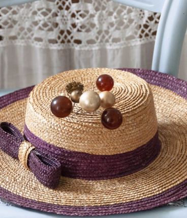 Lot  de 8 épingles à chapeau anciennes