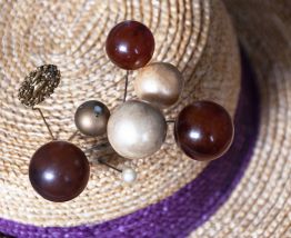 Lot  de 8 épingles à chapeau anciennes