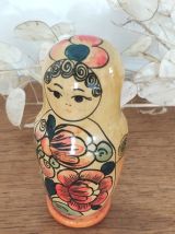3 poupées russes vintage Matriochka emboîtables