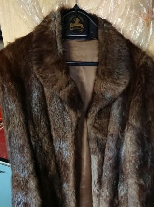 Veste en fourrure en rat des ameriques 