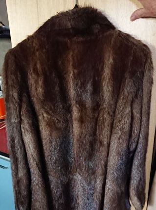 Veste en fourrure en rat des ameriques 