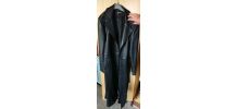Manteau en simili cuir