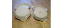4 petits plats en porcelaine pour cuisine   années 50/60   