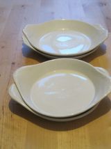 4 petits plats en porcelaine pour cuisine   années 50/60   