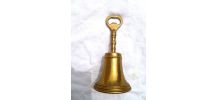 decapsuleur forme  cloche en laiton , ancien