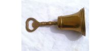 decapsuleur forme  cloche en laiton , ancien