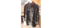 veste fourrure mouton doré