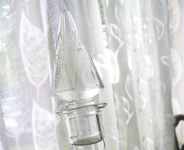 carafe en verre taillé!  à facettes