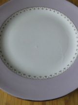 Ensemble de 6 assiettes plates  de couleur