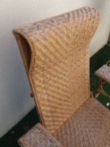 transat, chaise longue en rotin des années 30