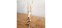Cerf en laiton 