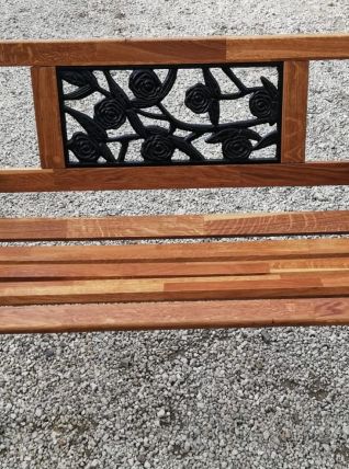 Banc en fonte et bois