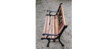 Banc en fonte et bois