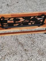Banc en fonte et bois