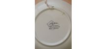Assiette céramique decorative faite main LINDOS KERAMIK 