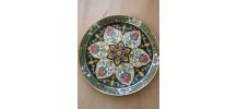 Assiette céramique decorative faite main LINDOS KERAMIK 
