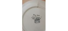 Assiette decorative faites main par LINDOS KERAMIK en Grèce