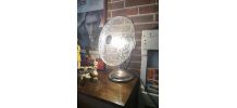 Lampe ventilateur en acier vintage.