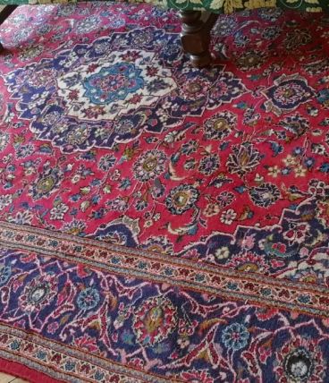 Tapis Kechan tissé main