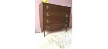 Commode vintage scandinave pieds fuseaux 