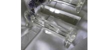 Lot de 6 repose-couverts ARTS DÉCO en verre et cristal