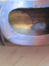 Ancienne bouchonneuse en bois ancien en bois vintage  
