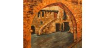 Tabeau-Peinture à l'huile - Original - Sarlat La Caneda