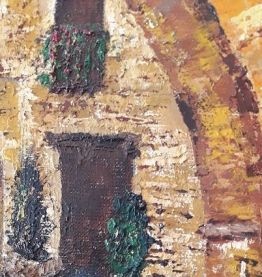 Tabeau-Peinture à l'huile - Original - Sarlat La Caneda