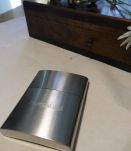 Ancien étui de poche pour cigarillos ou cigarettes  en acier