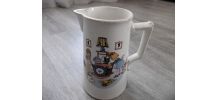 Pichet Vintage Digoin Sarreguemines France céramique décor s