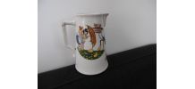 Pichet Vintage Digoin Sarreguemines France céramique décor s