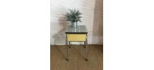 Tabouret coffre vintage 