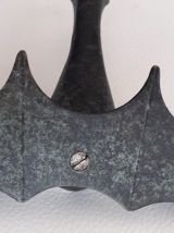 Ancien porte pipe en bronze avec sa pipe