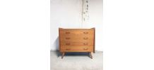Commode scandi pieds compas 1960