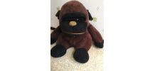 Peluche gorille ancienne 70 cm de hauteur