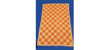 dessus de lit  , plaid  ,  crochet  Ancien vintage