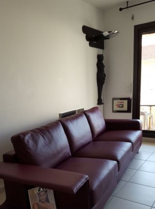 CANAPE CUIR FIXE 3 PLACES