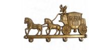 Accroche-clés, servillettes  ustensiles, rustique   laiton