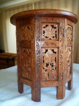 Gueridon pliant, Inde, vintage
