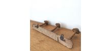 Porte manteaux 3 patères forme champignon