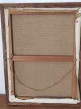Tableau huile sur toile bord de mer