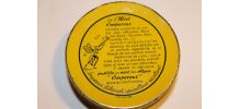 ancienne boite métal pastilles au miel des Alpes