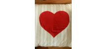 2 superbes coussins cartes à jouer coeur et pique