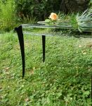 très jolie table en miroir vintage